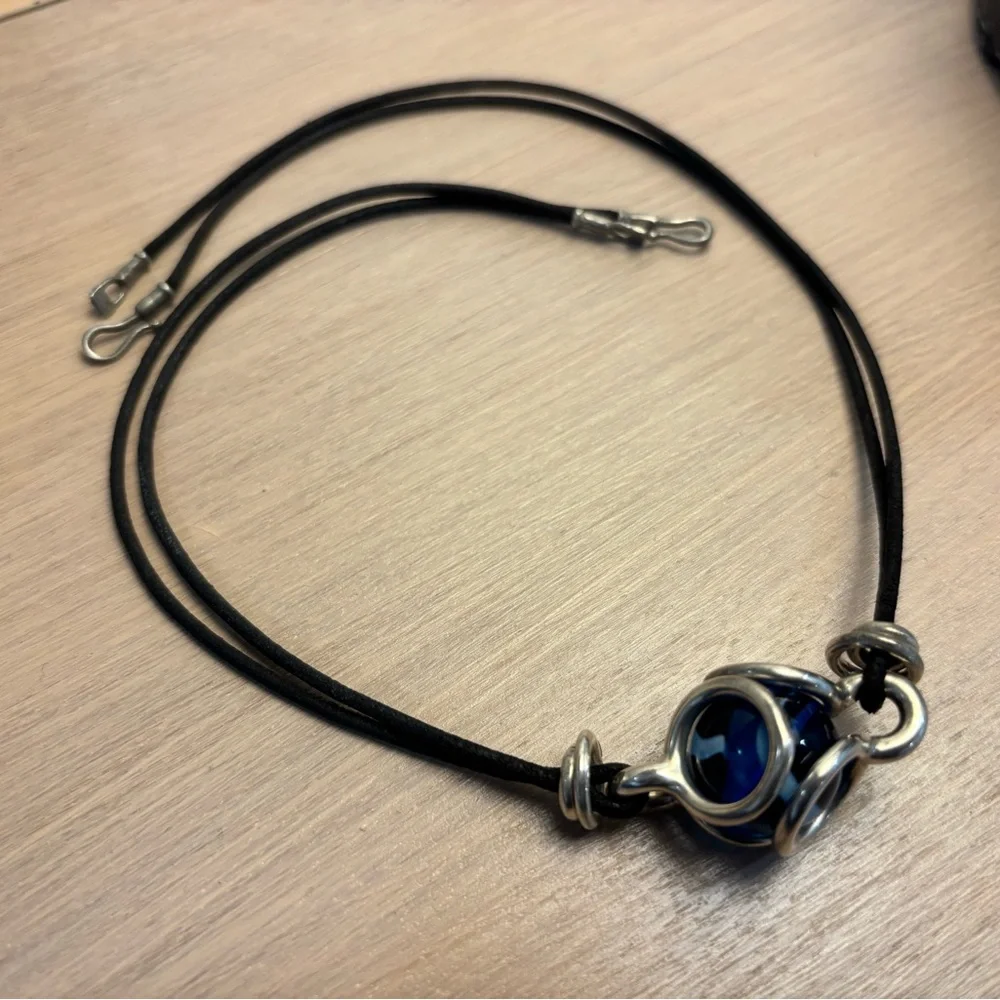 Got All Your Marbles Silver choker necklace - Picture 2 of 5